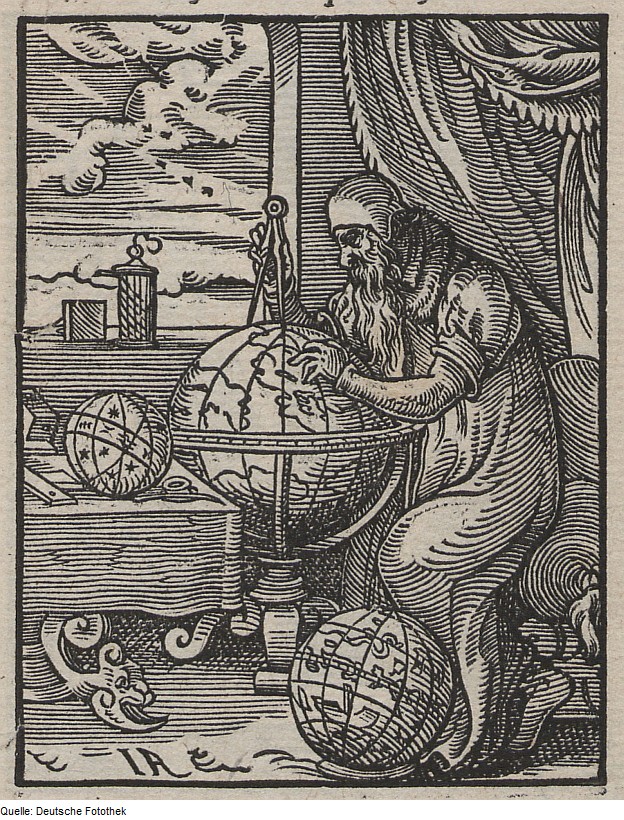 Amman, Jost Holzschneider, L'Astronome, 1558 Source : Deutsche Fotothek [Public domain], via Wikimedia Commons
